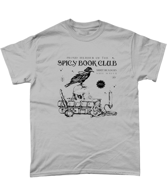 Spicy Book Club bookish t-shirt