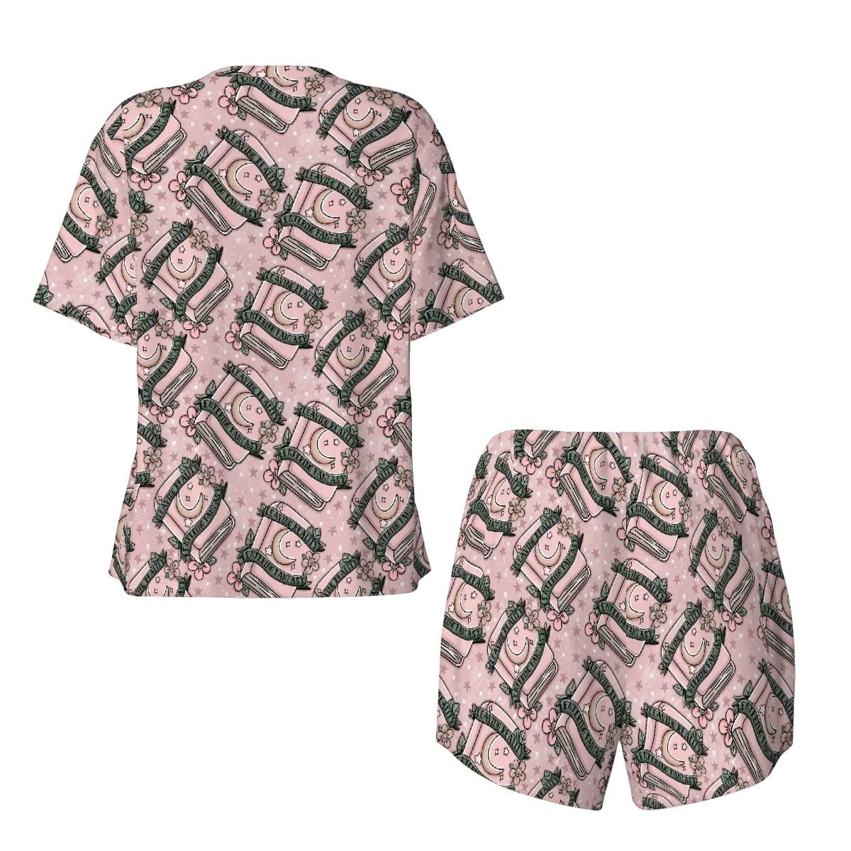 Fantasy reader bookish romantasy pajamas pjs pyjamas