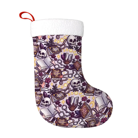 Dark romance bookish christmas stocking