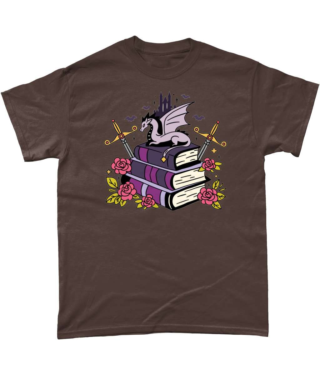 Fantasy Pile Of Books bookish t-shirt bookish clothing