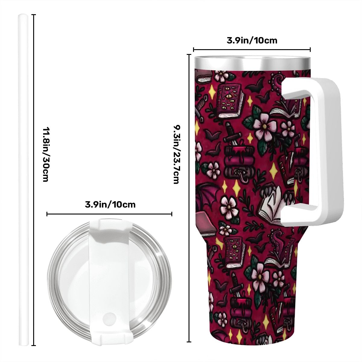 Monster lover omegaverse bookish 40oz travel mug