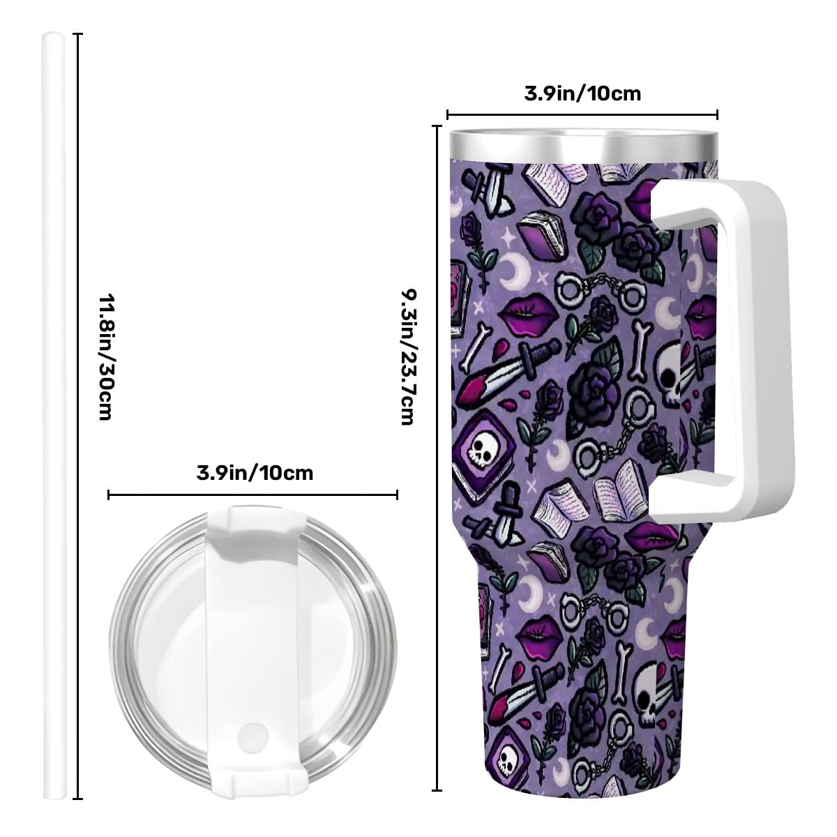 Dibs on the villain dark romance bookish travel mug 40oz