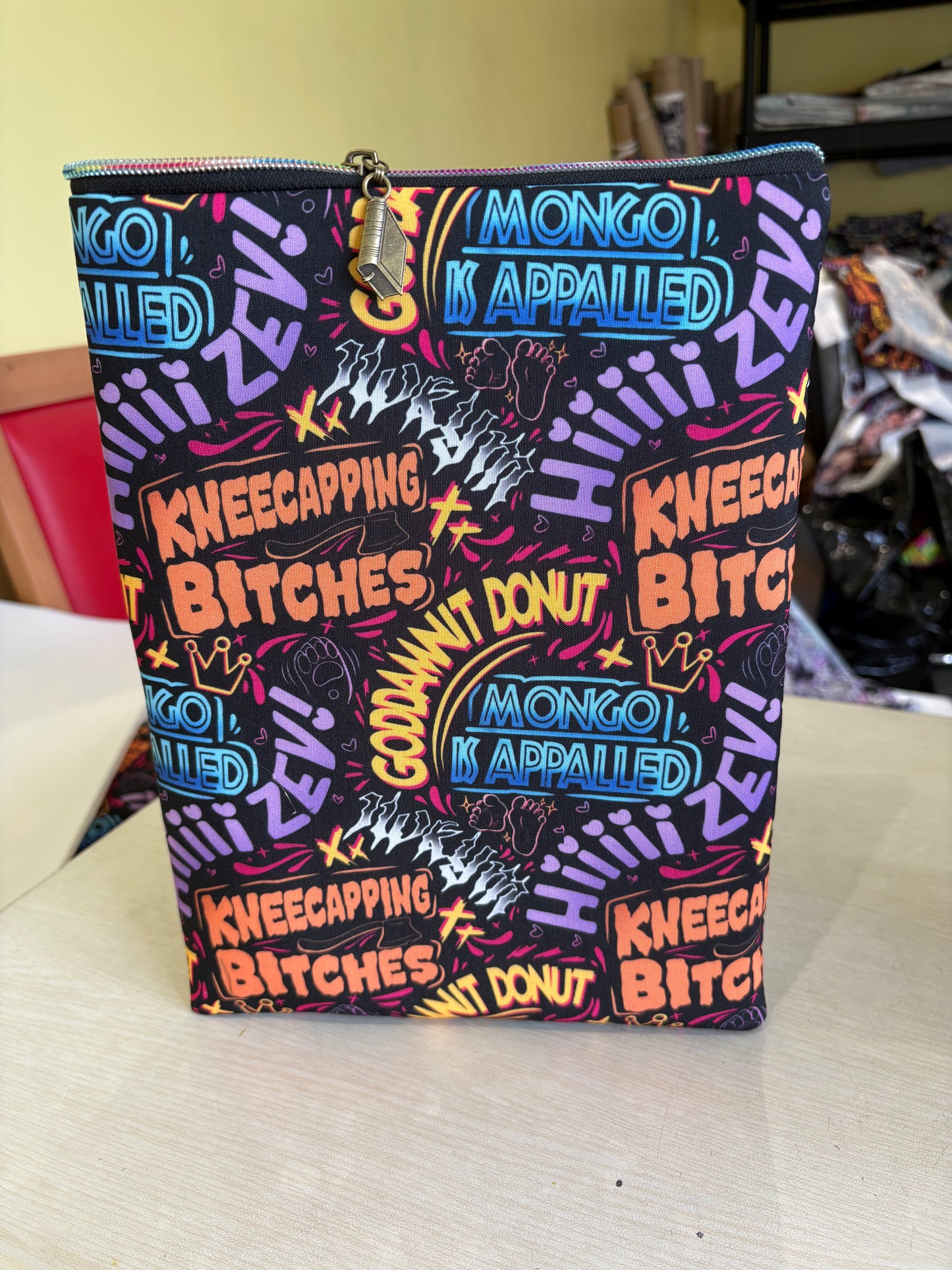Goddamnit Donut DCC quotes bookish book sleeve book jacket booksleeve