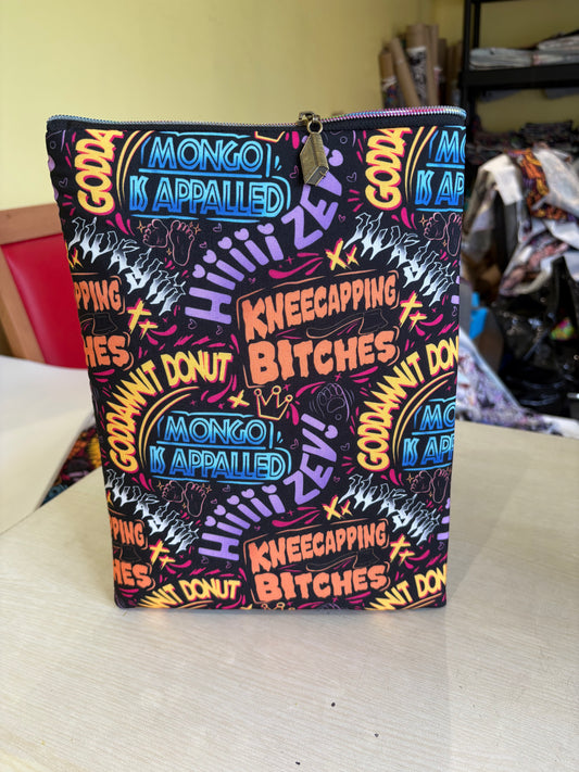 Goddamnit Donut DCC quotes bookish book sleeve book jacket booksleeve