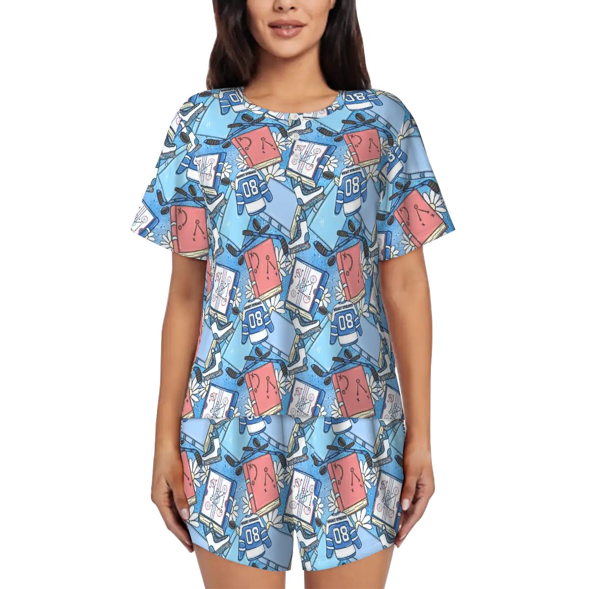 Hockey romance bookish pyjamas pjs pajamas
