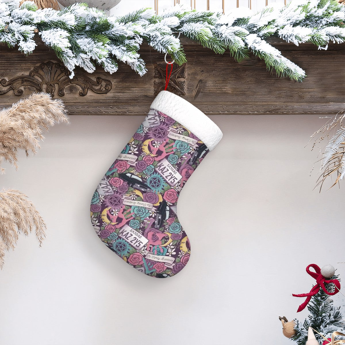 Supernatural kansas christmas stocking