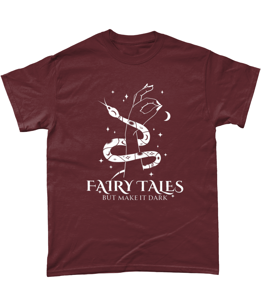 Fairy tales but make it dark bookish t-shirt