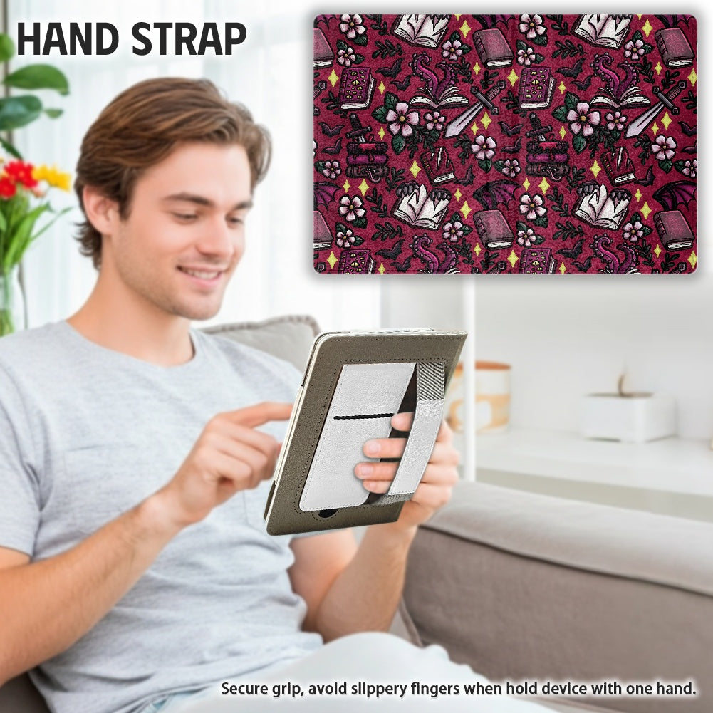 Monster romance omegaverse lover paperwhite 11th 12th gen vegan leather wallet style case