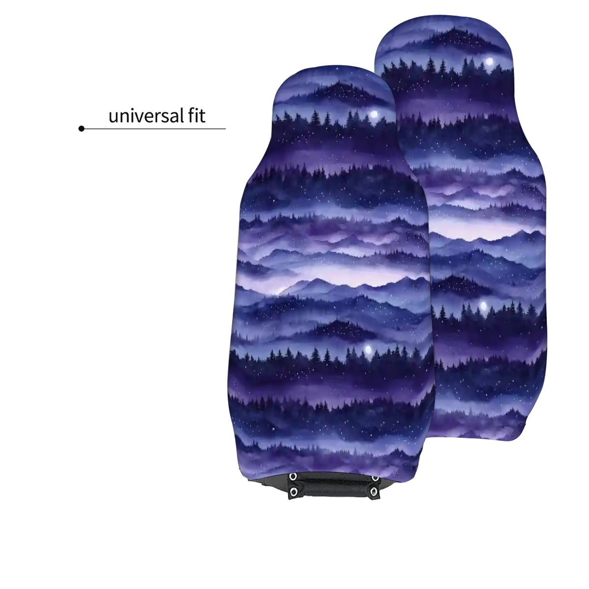 Navy horizon Car Front Seat Covers