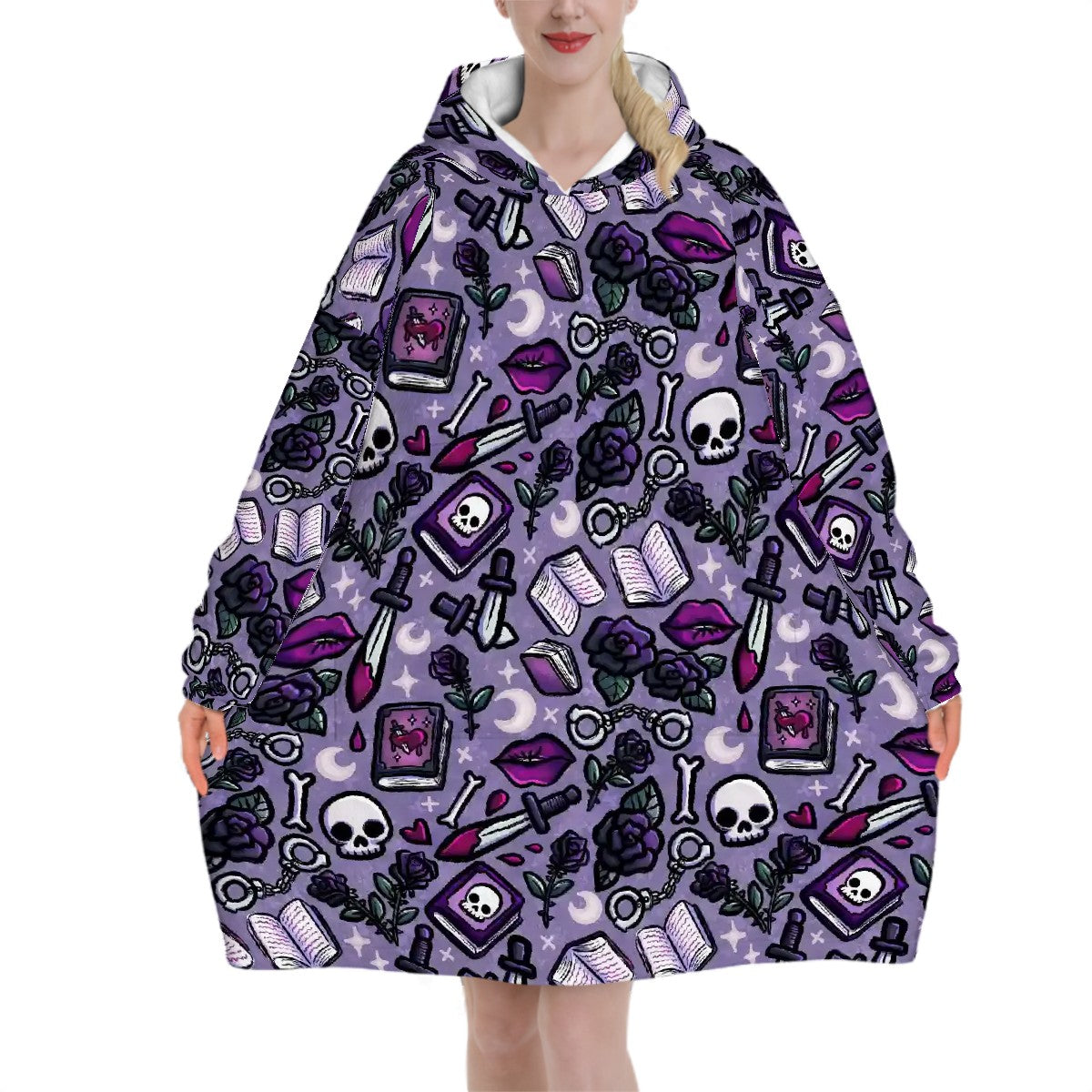 Dibs on the villain dark romance bookish blanket hoodie