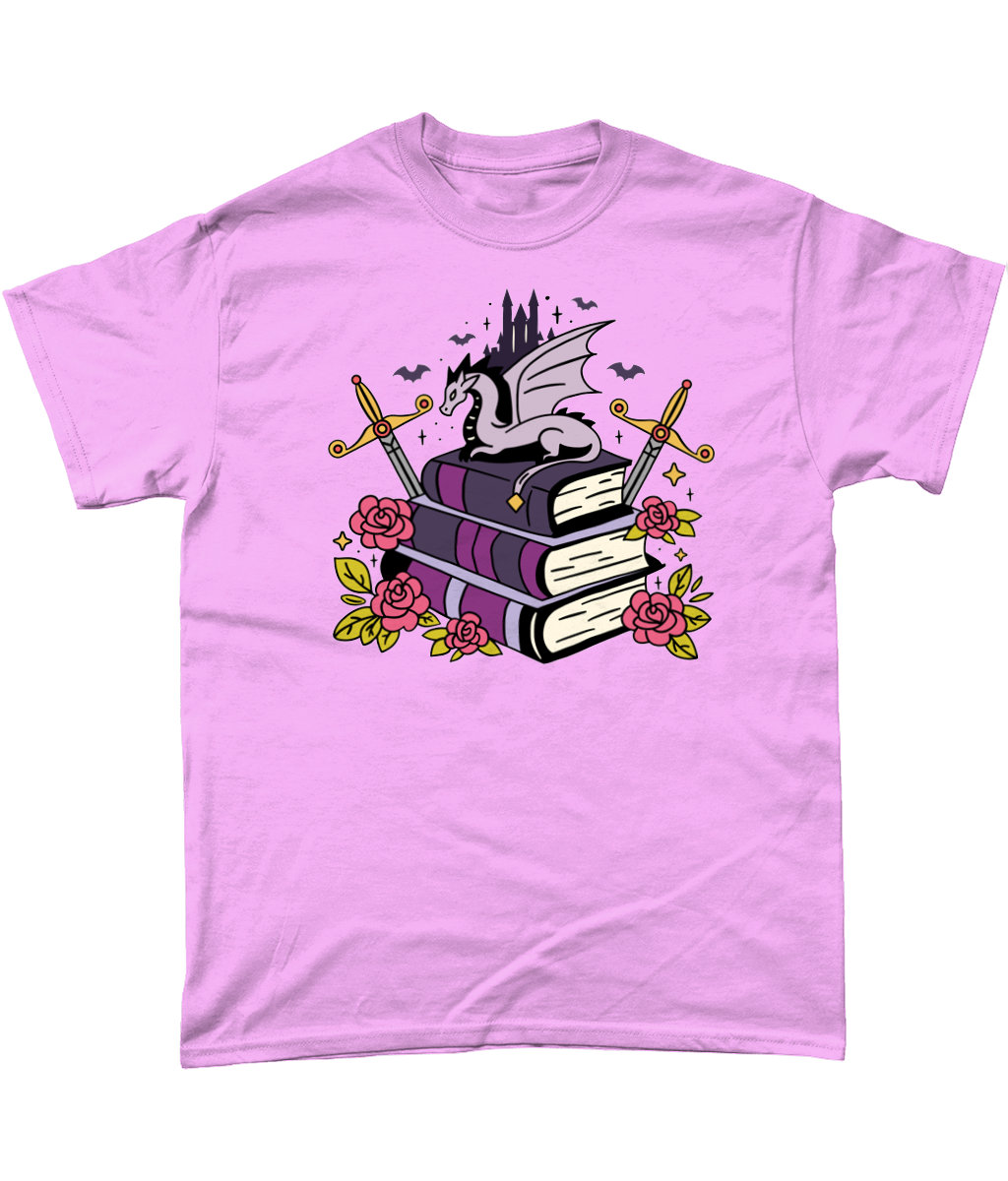 Fantasy Pile Of Books bookish t-shirt bookish clothing