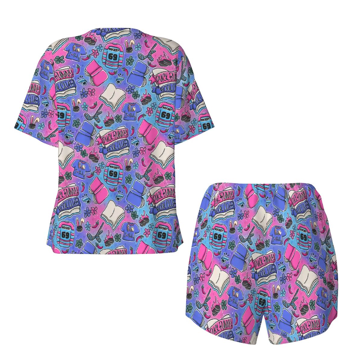 Puck bunny hockey romance bookish pajamas pjs pyjamas