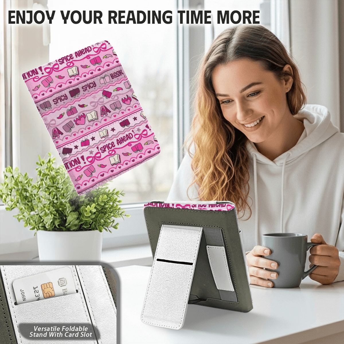 Caution smut ahead smutty romance kindle case for paperwhite 11th 12th gen and coloursoft