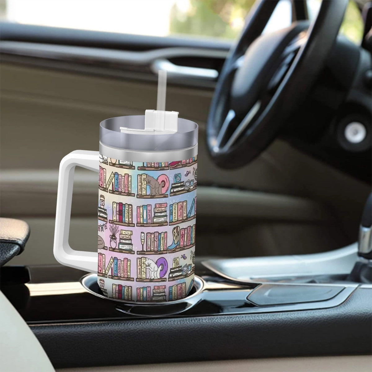 Taylors book shelf bookish travel mug 40oz
