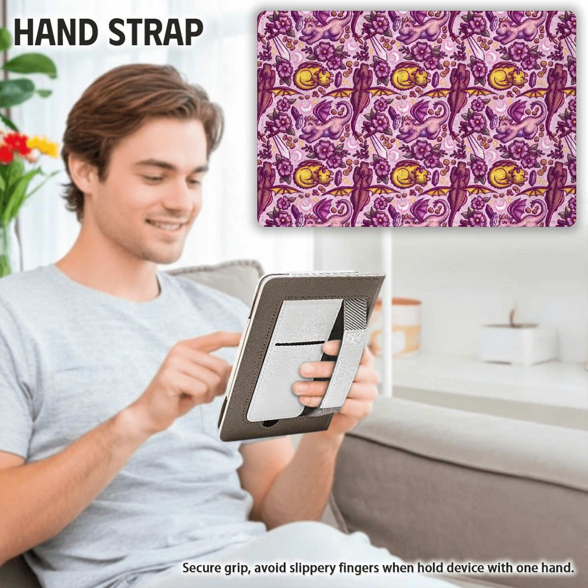 Dragons and swords romantasy fantasy kindle case for paperwhite 11th 12th gen and coloursoft