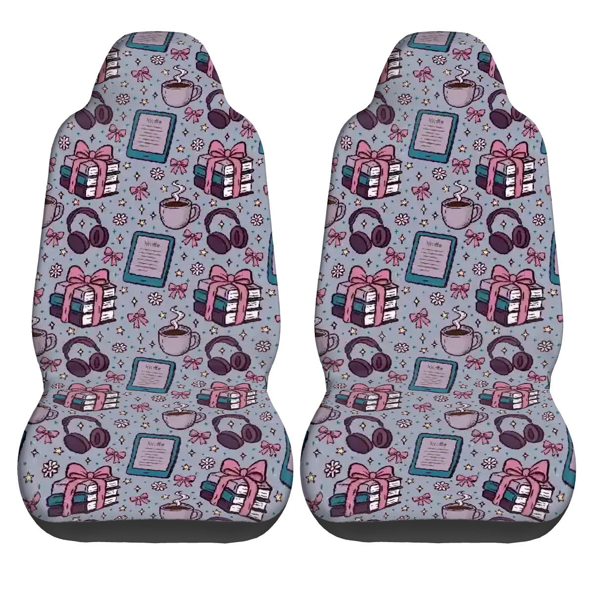 Reading time bookish Car Front Seat Covers