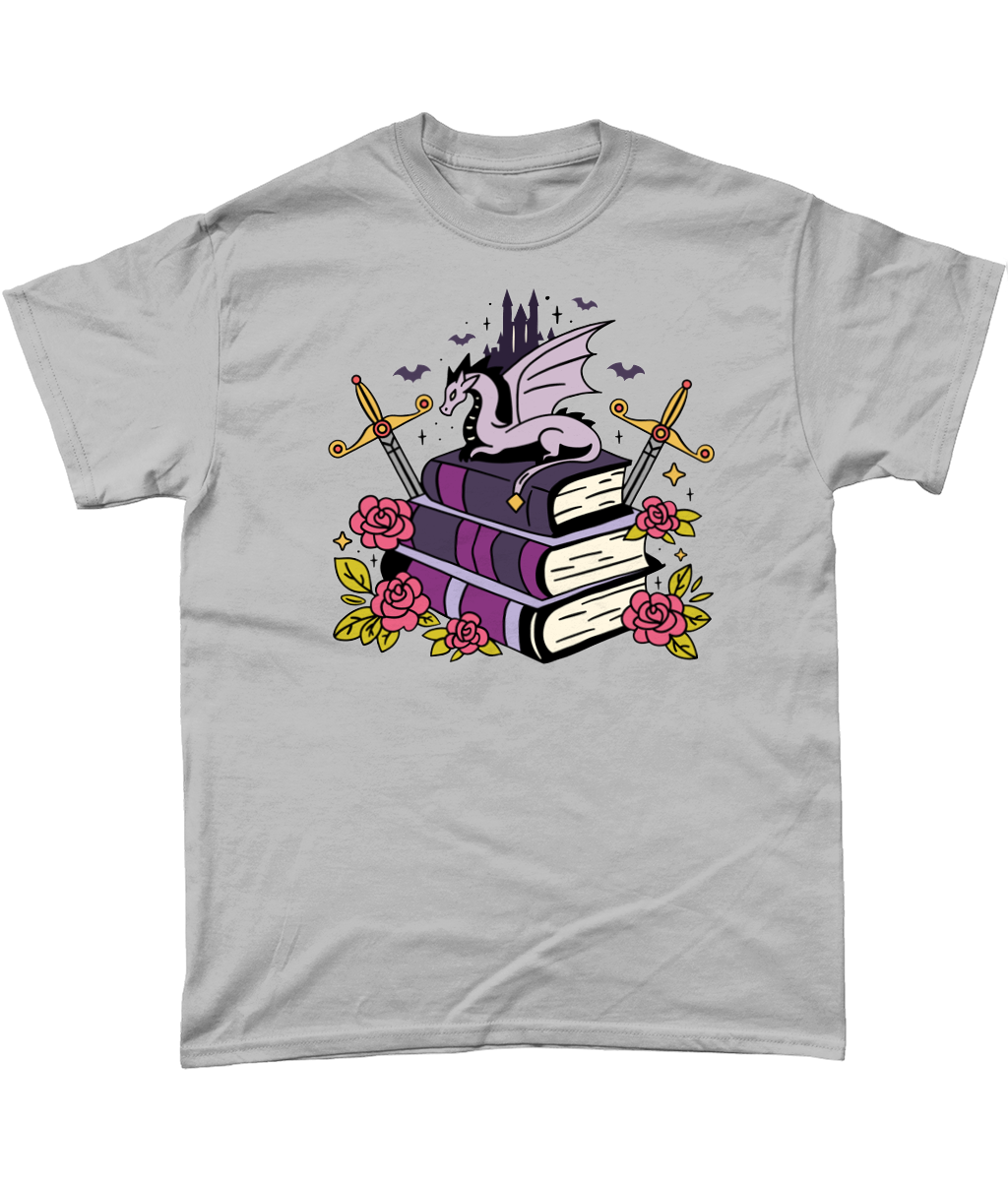 Fantasy Pile Of Books bookish t-shirt bookish clothing