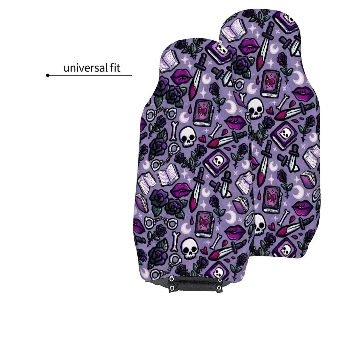 Here for the villain bookish dark romance Car Front Seat Covers