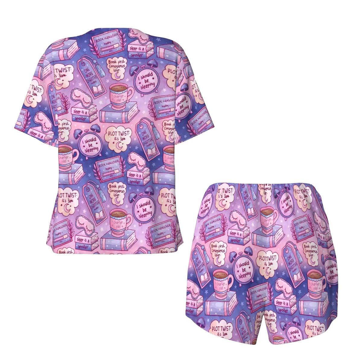 3am reading club bookish pajajas pjs pyjamas
