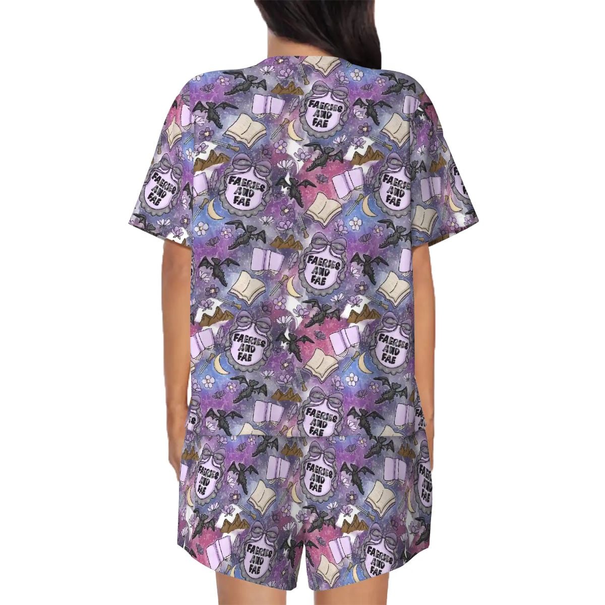 Faeries and Fae romantasy fantasy bookish pajamas pjs pyjamas