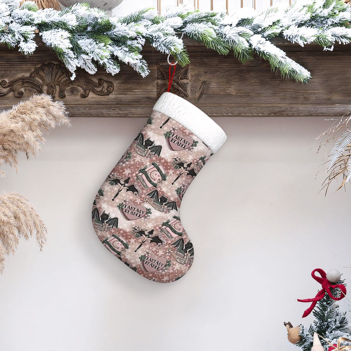 Fantasy matters romantasy bookish christmas stocking