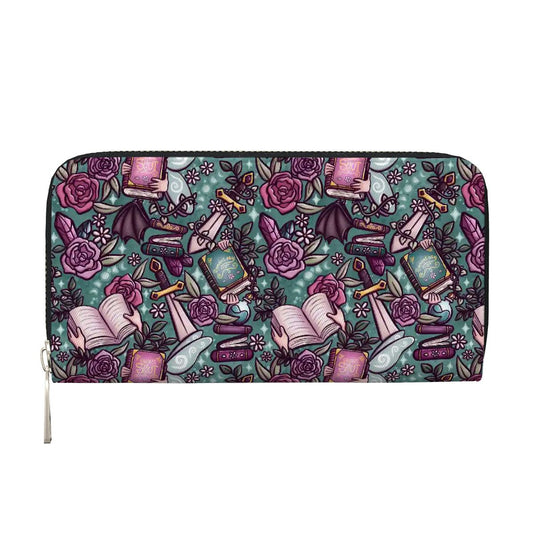 Faerie fae smut romantasy fantasy bookish vegan leather wallet purse
