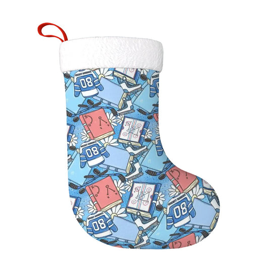 Hockey romance bookish christmas stocking