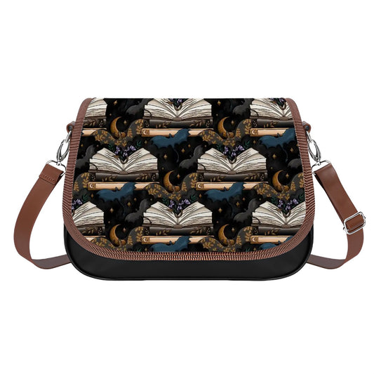 Book dragons at night bookish bag satchel handbag