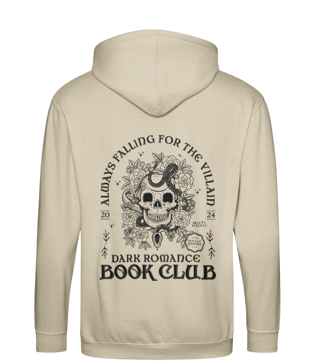 Dark Romance Book Club bookish zip up hoodie