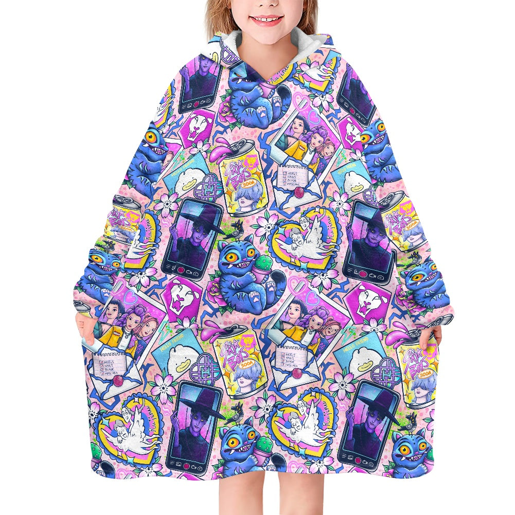 KDH Born to be Children's blanket hoodie