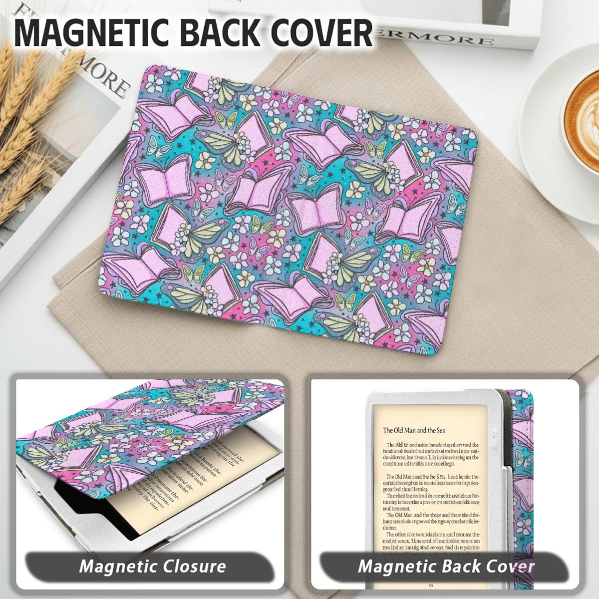 Bookerfly bookish kindle case for 11th 12th gen paperwhite and coloursoft
