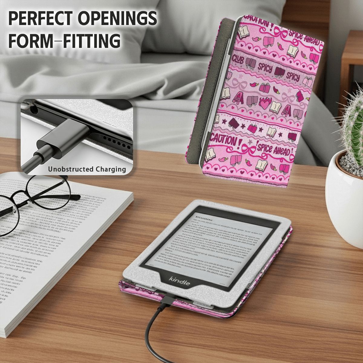 Caution smut ahead smutty romance kindle case for paperwhite 11th 12th gen and coloursoft