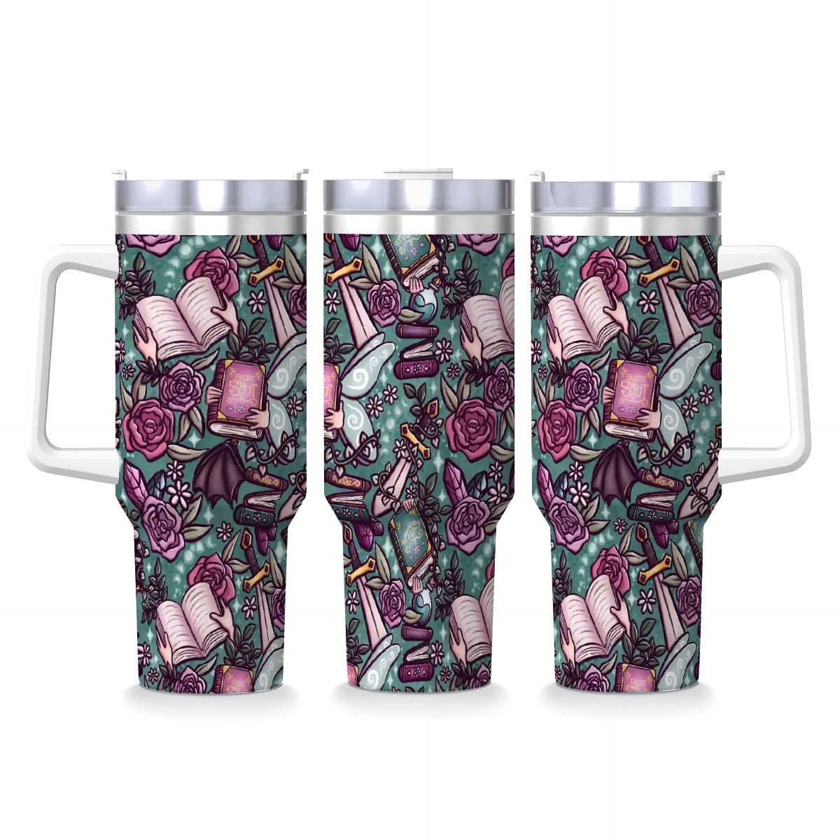 Faerie Smut romantasy fantasy bookish 40oz tumbler