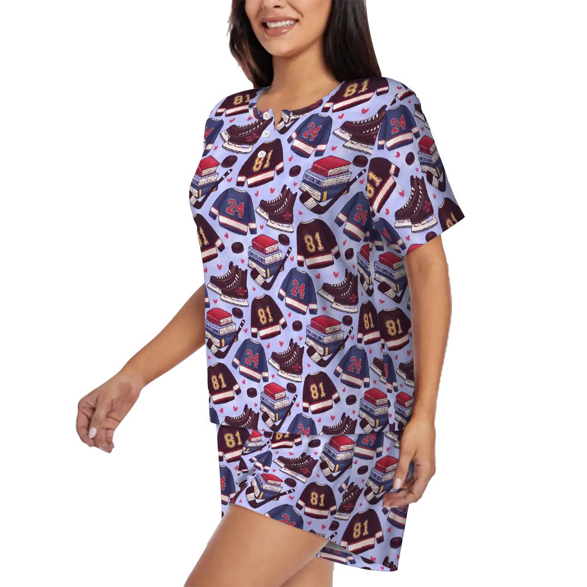Hockey romance MM romance bookish pajajas pjs pyjamas