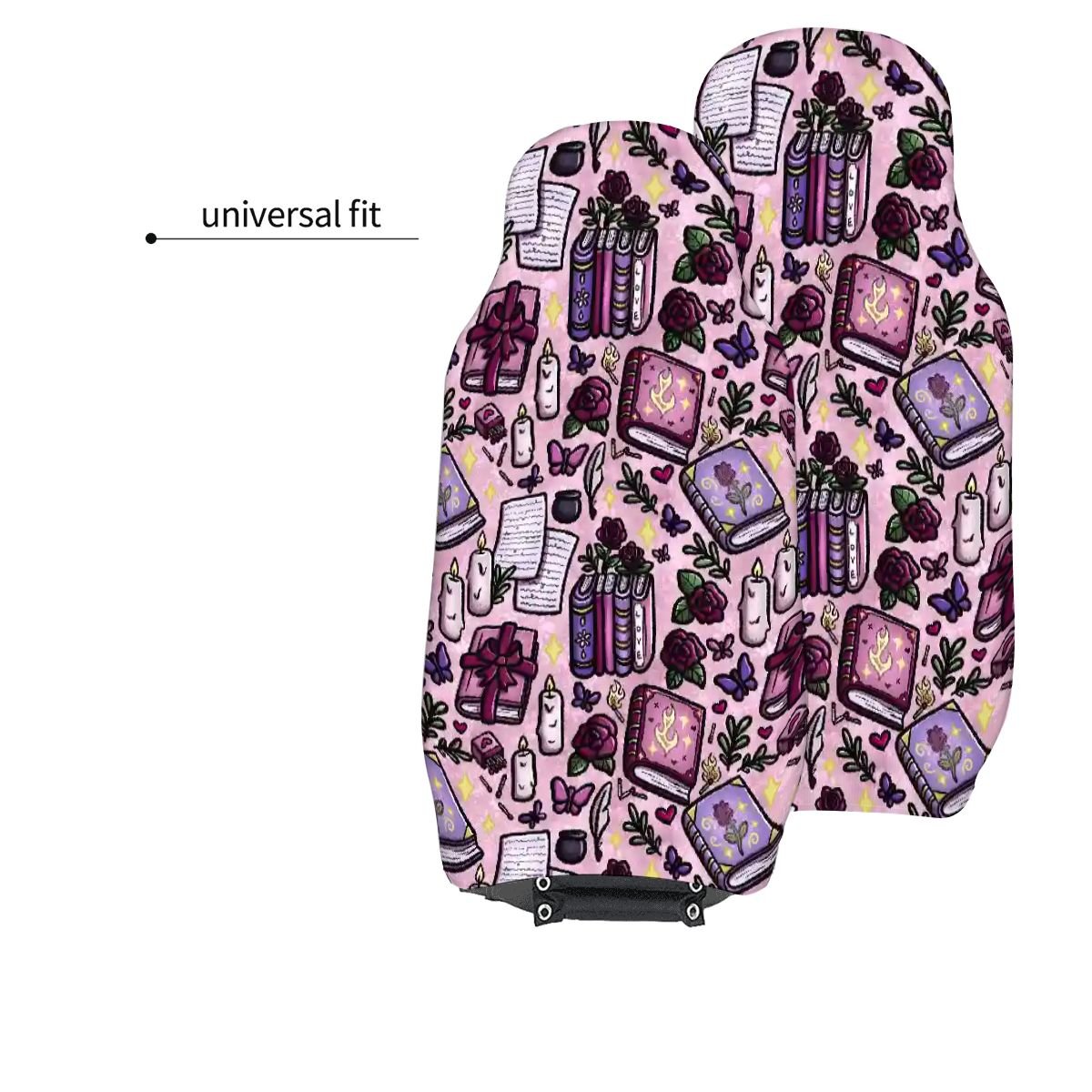 Slow burn romance lover bookish Car Front Seat Covers