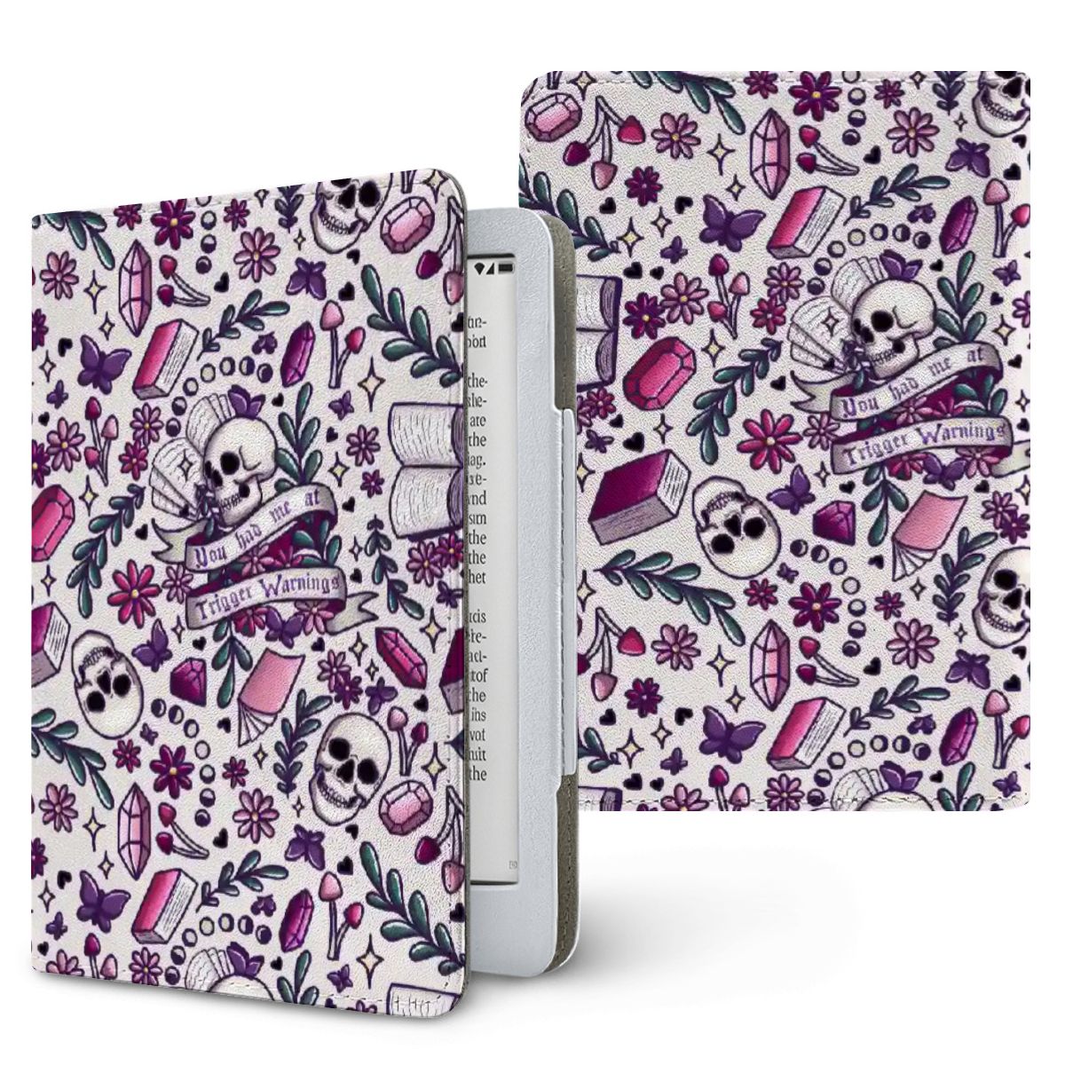 You had me at trigger warning bookish kindle case for paperwhite 11th 12th gen and coloursoft