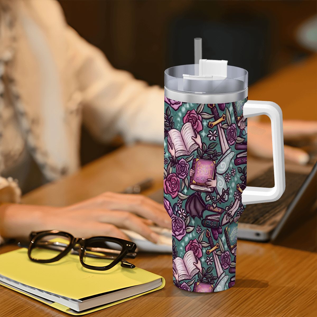 Faerie Smut romantasy fantasy bookish 40oz tumbler