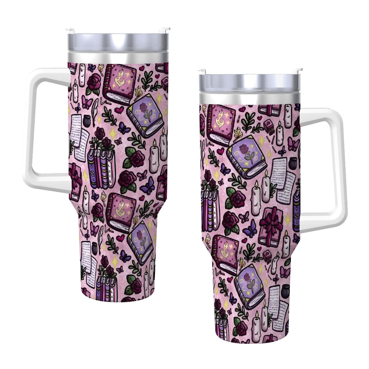 Slow burn romance bookish 40oz travel mug