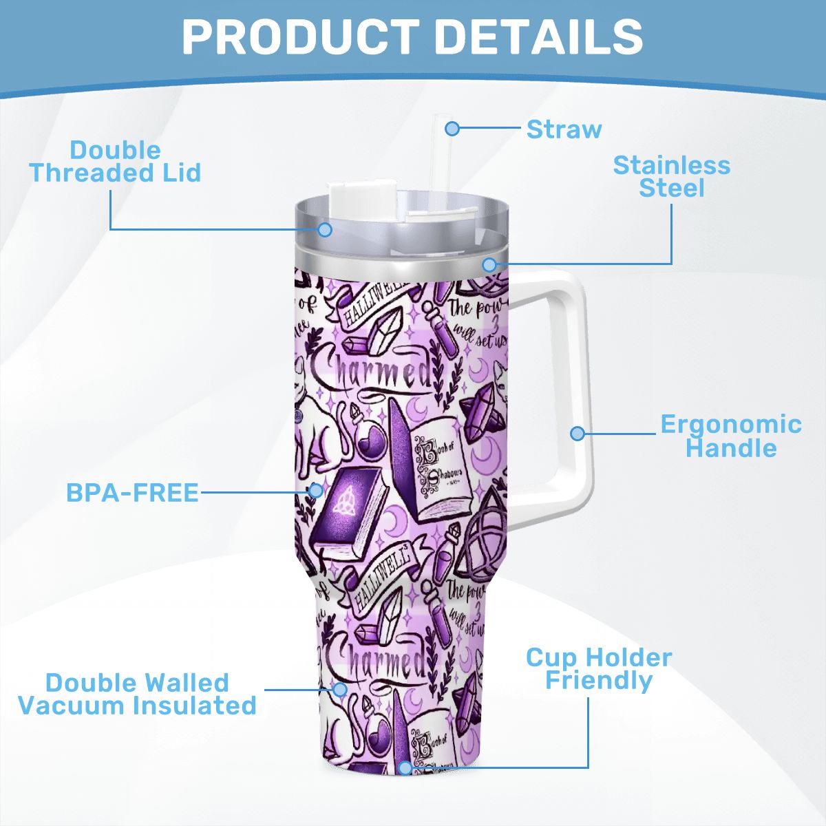 Halliwell sister three 40oz travel cup