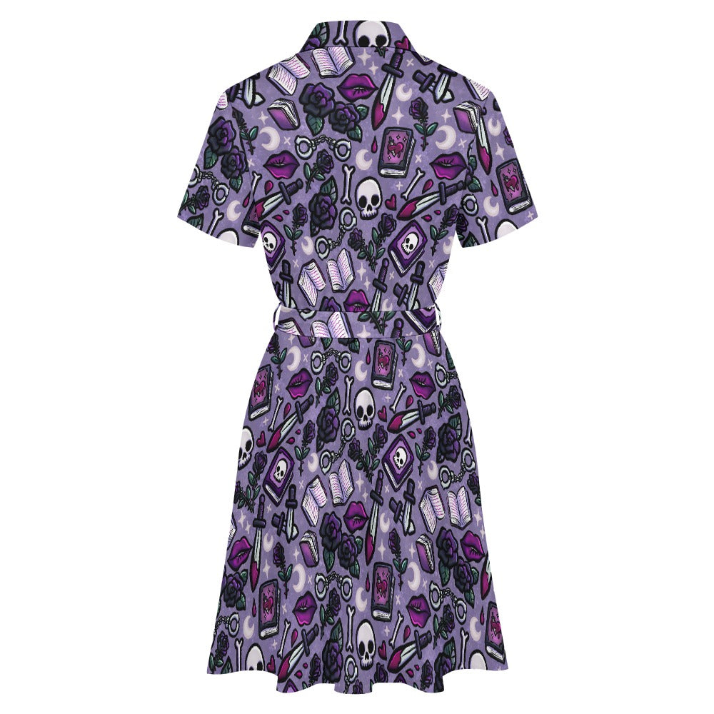 Dibs on the villain Dark romance bookish shirt dress