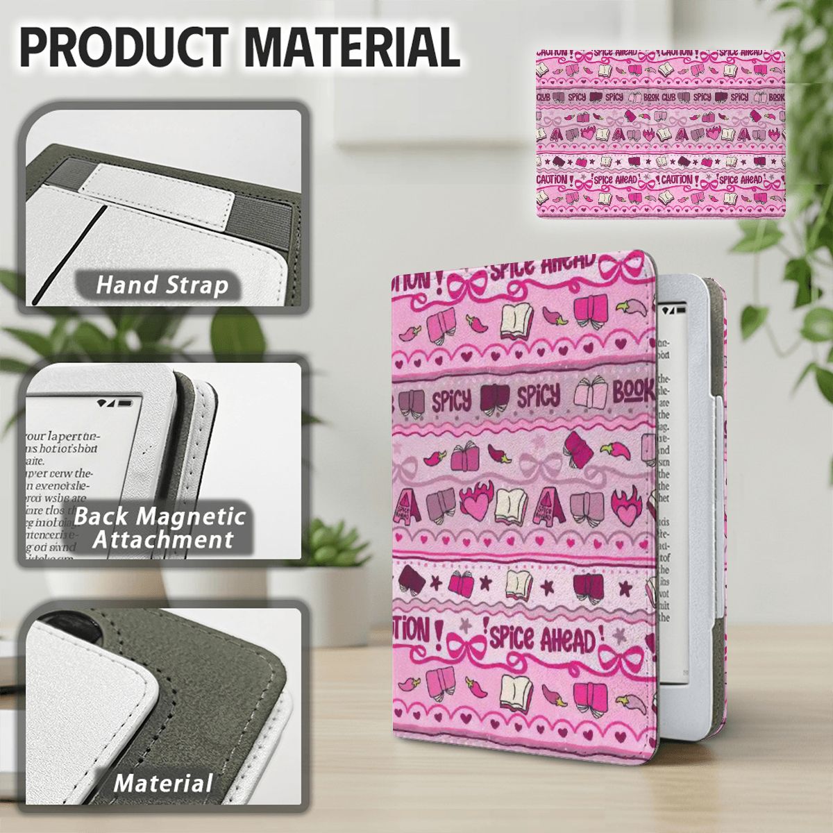 Caution smut ahead smutty romance kindle case for paperwhite 11th 12th gen and coloursoft