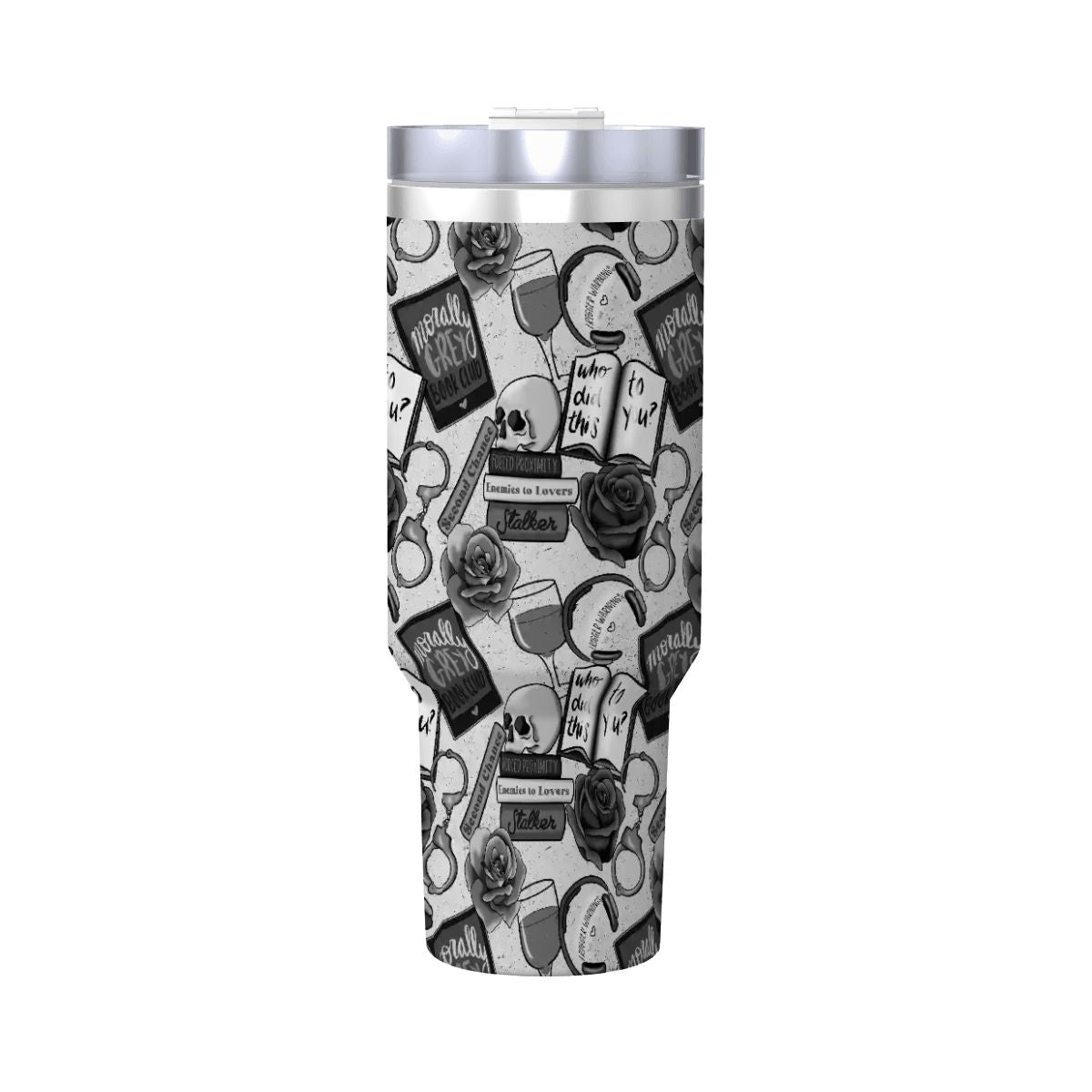 Morally grey dark romance bookish travel mug 40oz