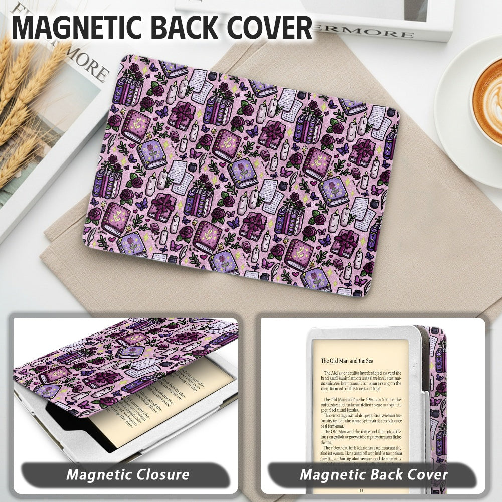 Slow burn romance paperwhite 11th 12th gen vegan leather wallet style case