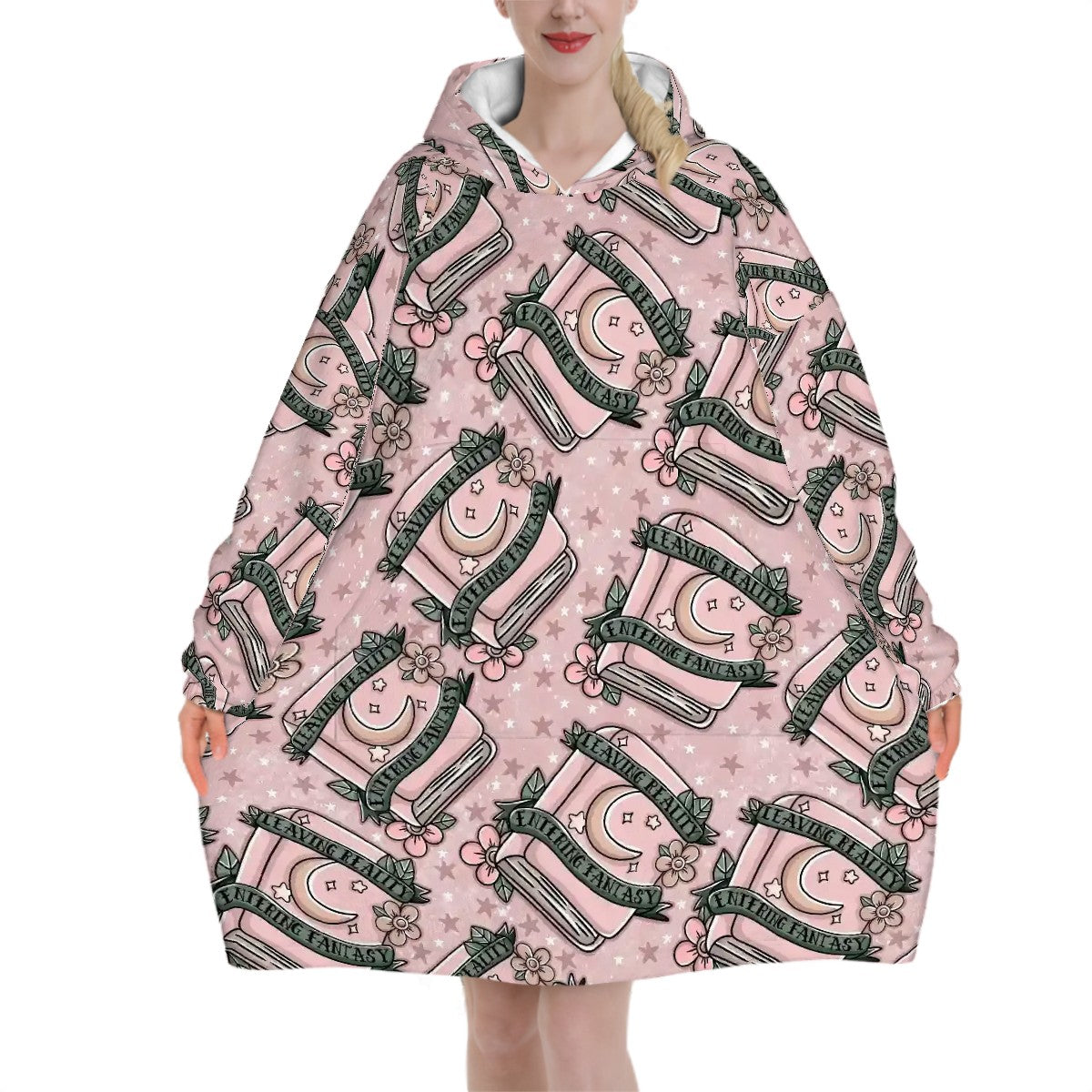 Fantasy reader bookish blanket hoodie