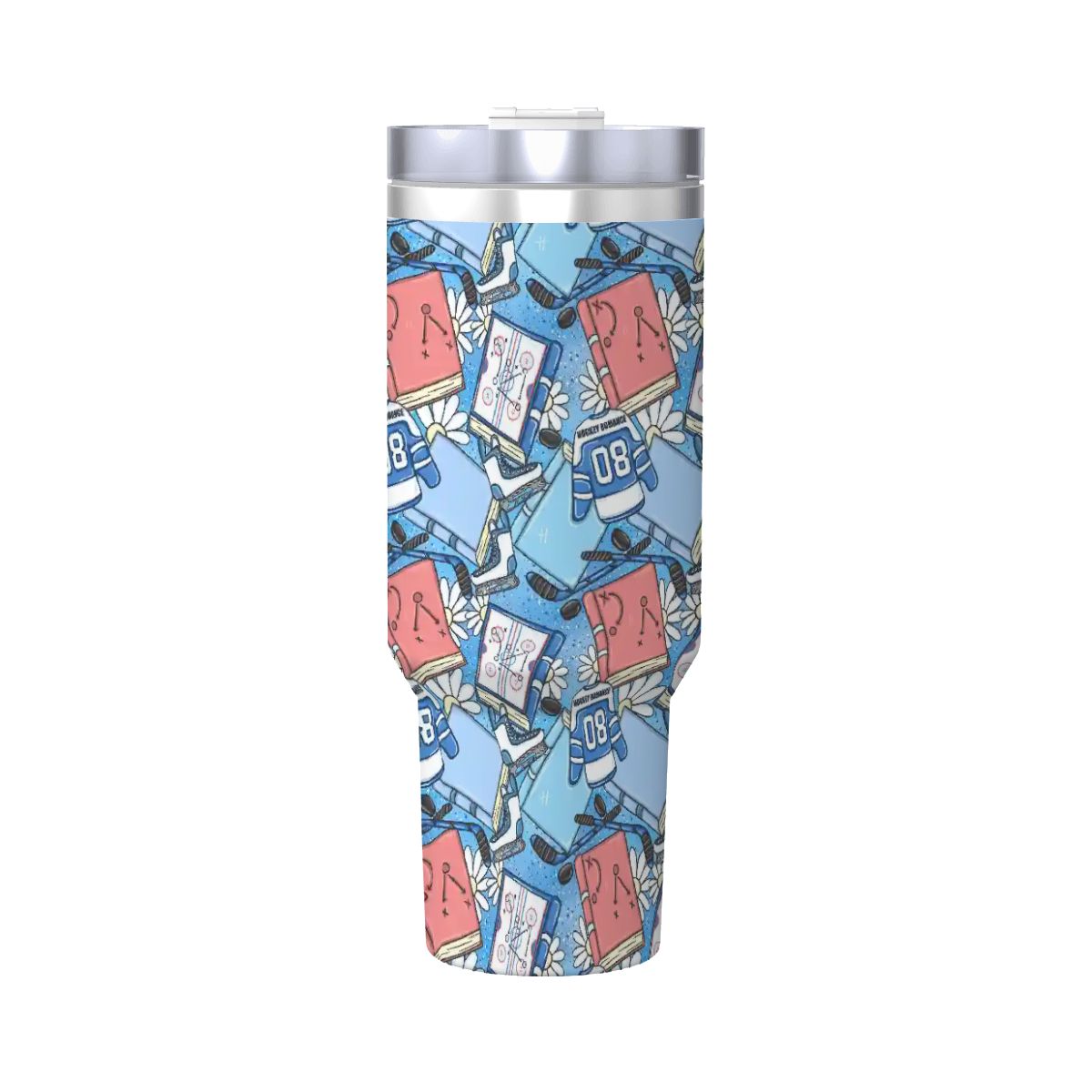 Hockey romance bookish 40oz travel mug
