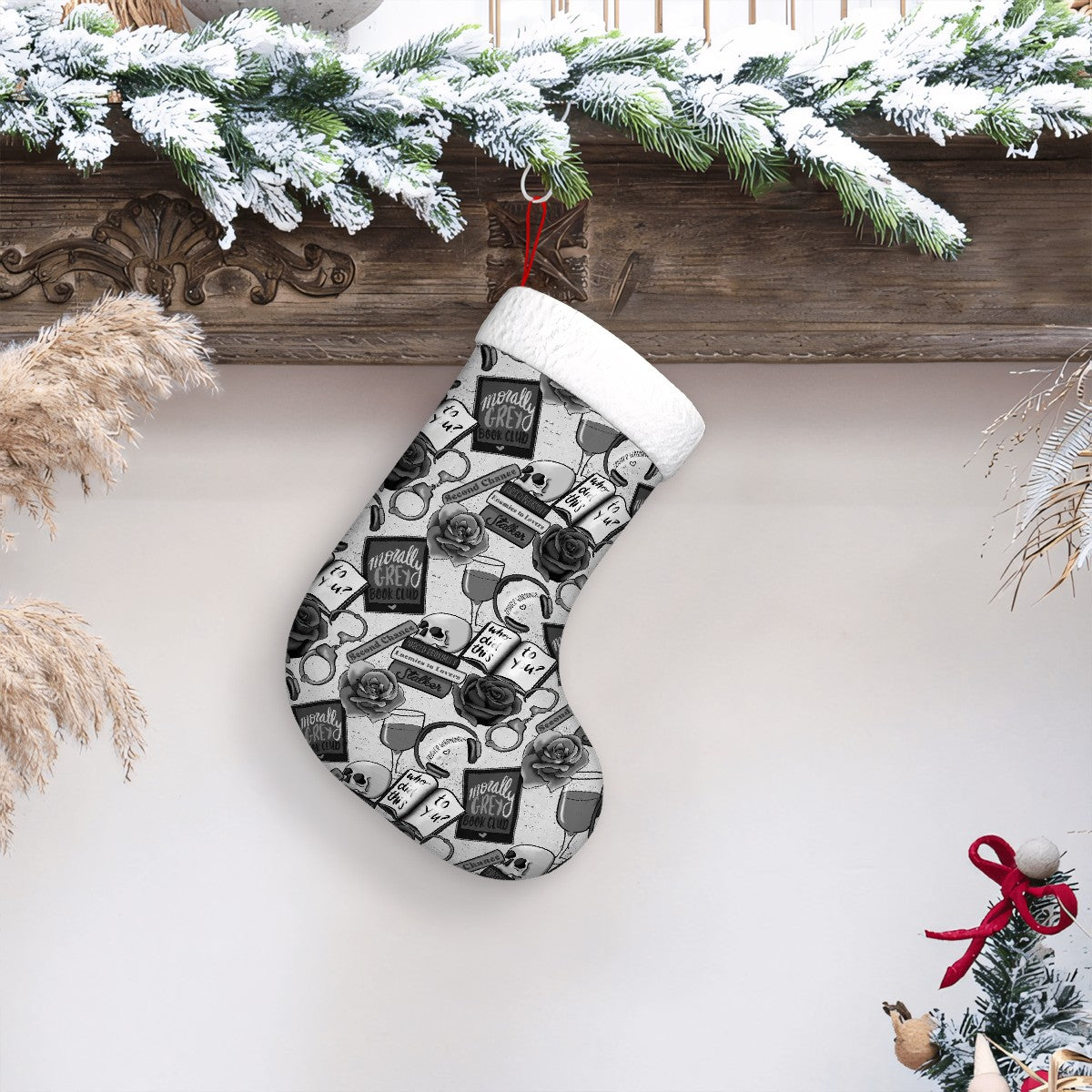 Morally grey dark romance bookish christmas stocking
