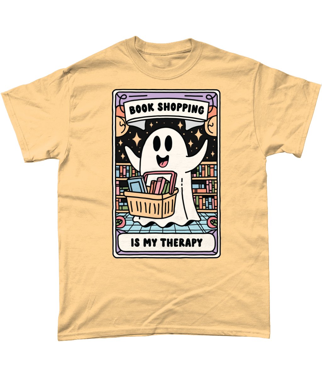 Book Shopping Is My Therapy bookish t-shirt