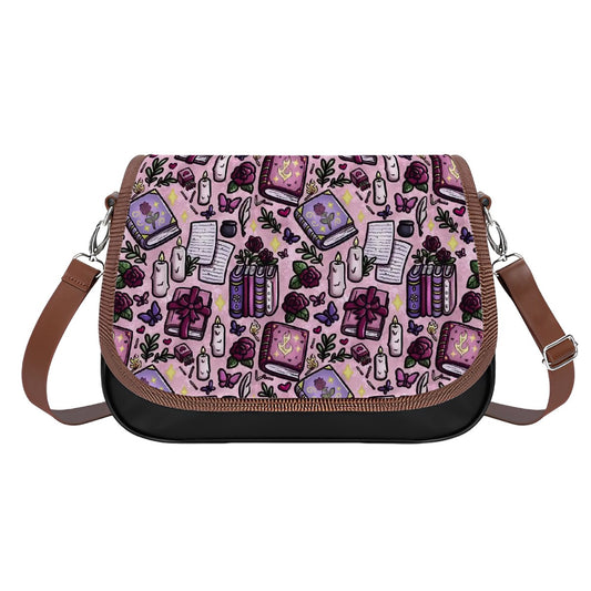 Slow burn romance bookish handbag satchel style bag