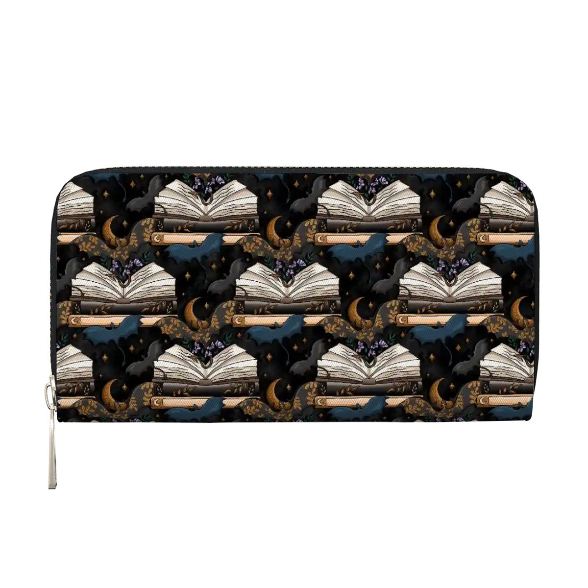 Book dragons at night bookish romantasy fantasy wallet purse