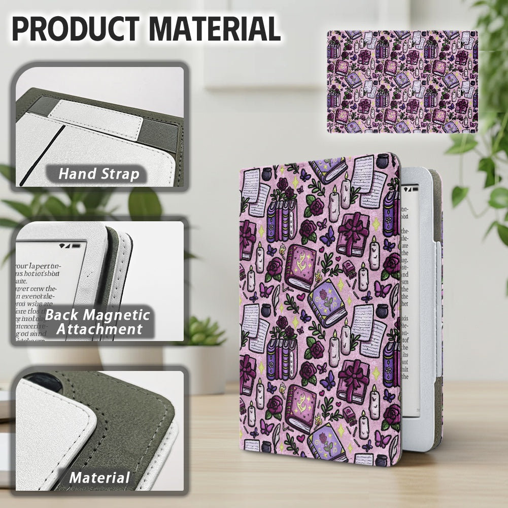 Slow burn romance paperwhite 11th 12th gen vegan leather wallet style case